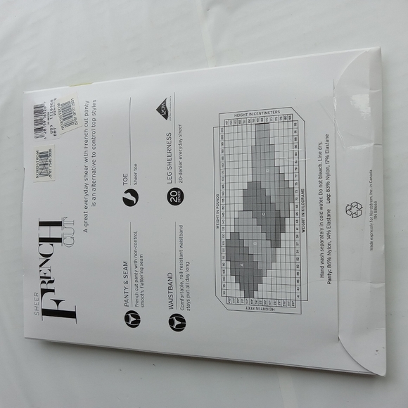 Pantyhose French cut nude color - Picture 3 of 5